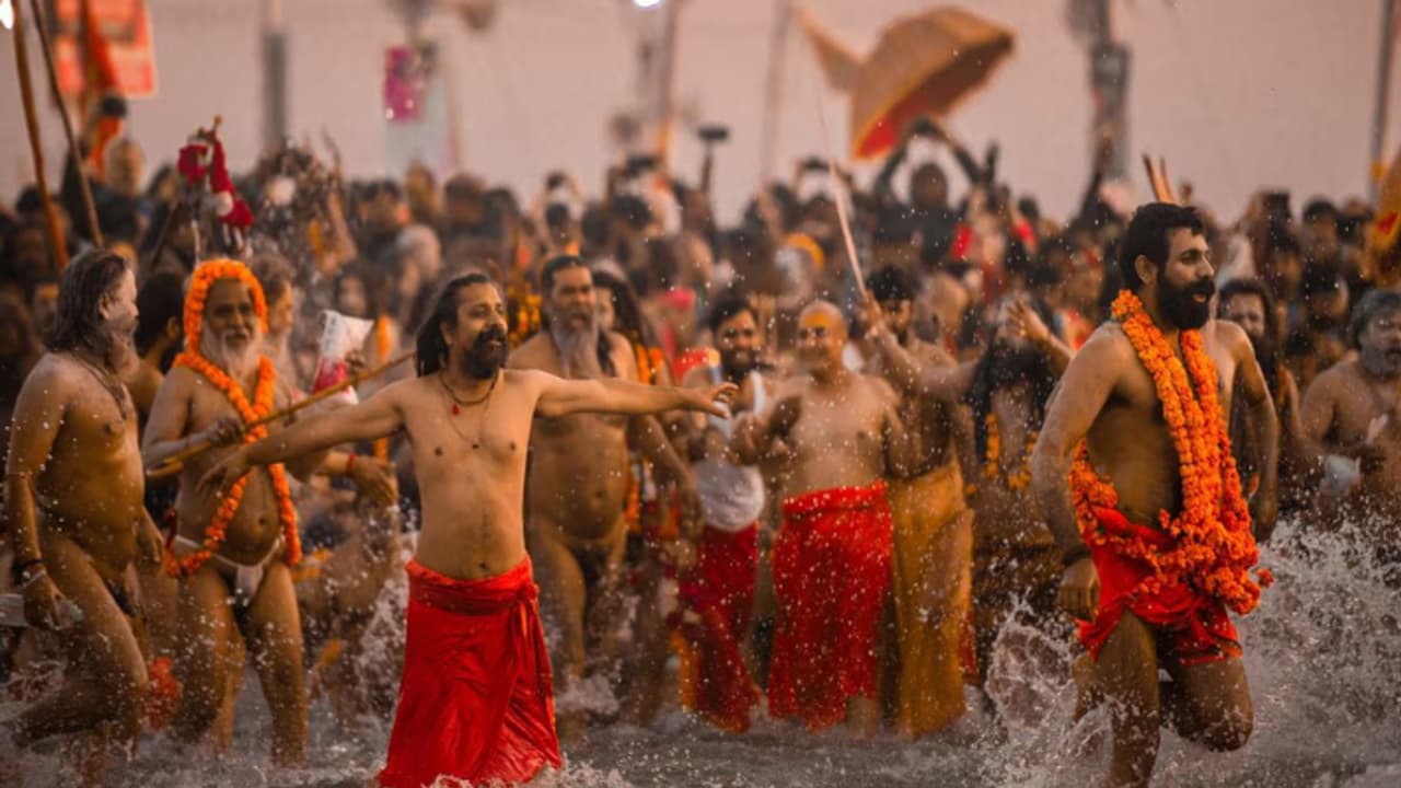 Haryana CM Nayab Singh Saini takes holy dip at Mahakumbh, praises Yogi govt's grand arrangements