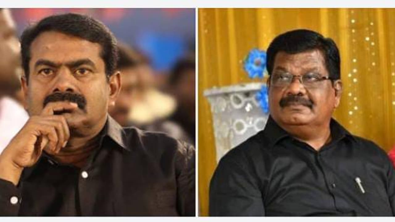 பெரியாரை விமர்சித்து அதன் மூலம் அடிவாங்கி அனுதாப வாக்குகளை பெற சீமான் திட்டம்.! கொளத்தூர் மணி ஆவேசம் பெரியாரை விமர்சித்து அதன் மூலம் அடிவாங்கி அனுதாப வாக்குகளை பெற சீமான் திட்டம்.! கொளத்தூர் மணி ஆவேசம்