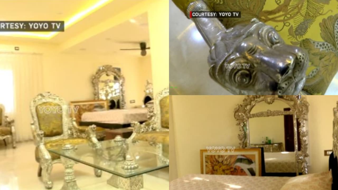 എംഎൽഎയുടെ കിടപ്പുമുറിയിൽ സർവം വെള്ളിമയം, കൊട്ടാര സദൃശമായ വീടിന്റെ ഹോം ടൂർ; വീഡിയോ പുറത്തുവന്നതോടെ വിവാദം എംഎൽഎയുടെ കിടപ്പുമുറിയിൽ സർവം വെള്ളിമയം, കൊട്ടാര സദൃശമായ വീടിന്റെ ഹോം ടൂർ; വീഡിയോ പുറത്തുവന്നതോടെ വിവാദം