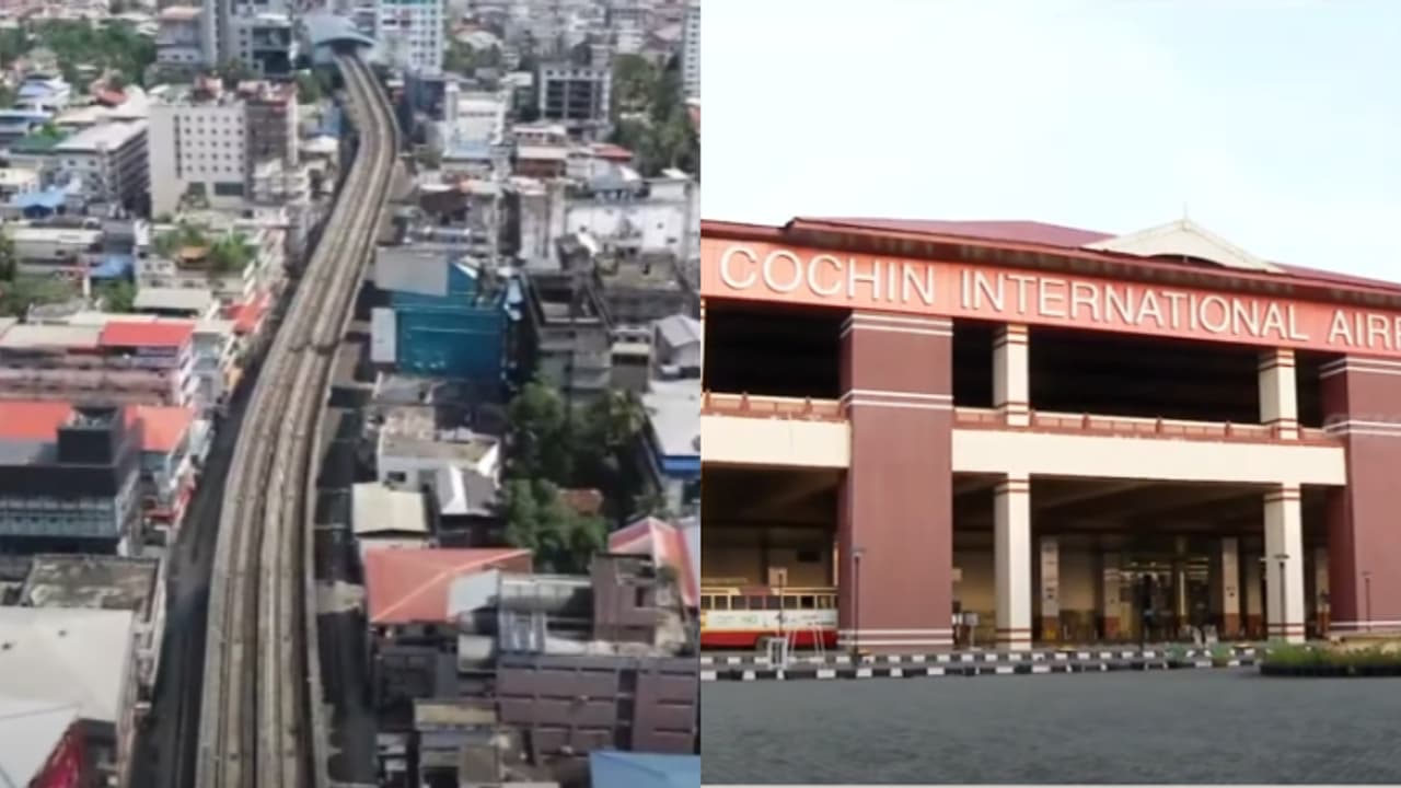 വൻ പദ്ധതിയുമായി കൊച്ചി മെട്രോ; 18 കിമീ ദൂരം, നെടുമ്പാശേരിയിലേക്ക് ഭൂഗർഭപാത, പദ്ധതിരേഖയ്ക്കായി ടെൻഡർ വിളിച്ചു വൻ പദ്ധതിയുമായി കൊച്ചി മെട്രോ; 18 കിമീ ദൂരം, നെടുമ്പാശേരിയിലേക്ക് ഭൂഗർഭപാത, പദ്ധതിരേഖയ്ക്കായി ടെൻഡർ വിളിച്ചു