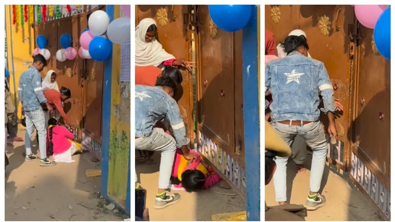 പരീക്ഷാ ഹാളിലെത്താന് വൈകി, പിന്നാലെ അടച്ചിട്ട ഗേറ്റ് നൂണ്ട് കടന്ന് വിദ്യാര്ത്ഥിനി; വീഡിയോ വൈറല് പരീക്ഷാ ഹാളിലെത്താന് വൈകി, പിന്നാലെ അടച്ചിട്ട ഗേറ്റ് നൂണ്ട് കടന്ന് വിദ്യാര്ത്ഥിനി; വീഡിയോ വൈറല്