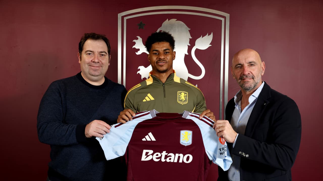 ‘An easy decision’: Marcus Rashford completes his loan move to Aston Villa from Manchester United 