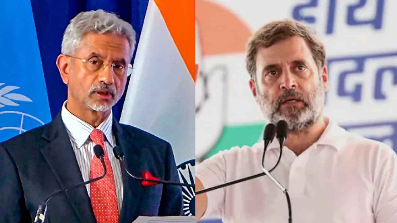 'രാഹുൽ ഗാന്ധി നുണ പ്രചരിപ്പിക്കുന്നു'; അമേരിക്കയിൽ പോയത് എന്തിന്, മറുപടിയുമായി വിദേശകാര്യമന്ത്രി 'രാഹുൽ ഗാന്ധി നുണ പ്രചരിപ്പിക്കുന്നു'; അമേരിക്കയിൽ പോയത് എന്തിന്, മറുപടിയുമായി വിദേശകാര്യമന്ത്രി