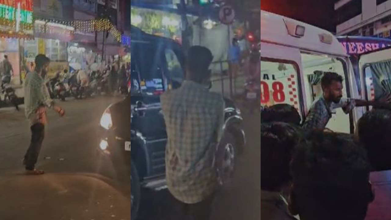 കയ്യിൽ ബ്ലേഡ്, ദേഹത്ത് മുറിവേറ്റ പാടുകൾ, അടൂരിൽ പരിഭ്രാന്തിപരത്തി യുവാവ്; പൊലീസെത്തി, ആശുപത്രിയിലേക്ക് മാറ്റി