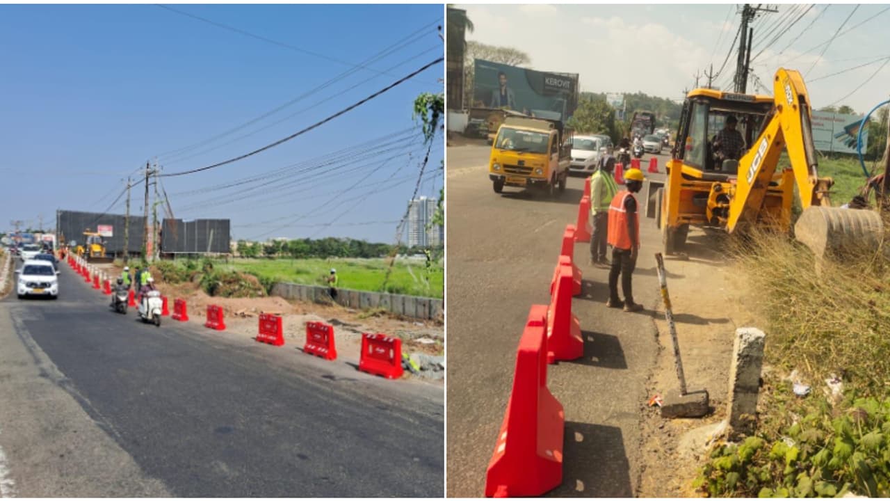 തൃശൂരിൻ്റെ കാത്തിരിപ്പിന് വിട! ശോഭാ സിറ്റിക്ക് സമീപം ക്ലിയറിംഗ് തുടങ്ങി, തൃശൂർ കല്ലുപുറം റോഡ് യാഥാർഥ്യമാകുന്നു തൃശൂരിൻ്റെ കാത്തിരിപ്പിന് വിട! ശോഭാ സിറ്റിക്ക് സമീപം ക്ലിയറിംഗ് തുടങ്ങി, തൃശൂർ കല്ലുപുറം റോഡ് യാഥാർഥ്യമാകുന്നു