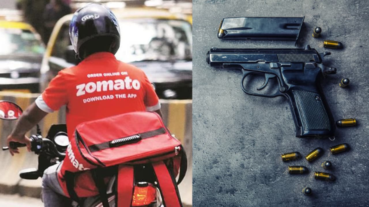 meerut police lost service pistol zomato delivery boy returns gangangar meerut police lost service pistol zomato delivery boy returns gangangar