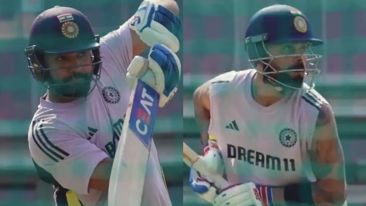 IND vs ENG: Rohit Sharma and Virat Kohli sweats out in nets ahead of India's first ODI vs England (WATCH) IND vs ENG: Rohit Sharma and Virat Kohli sweats out in nets ahead of India's first ODI vs England (WATCH)