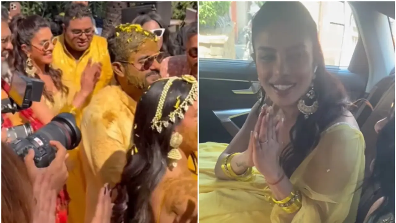 Priyanka Chopra dances to popular Bollywood songs at brother Siddharth Chopra's Haldi ceremony [WATCH]