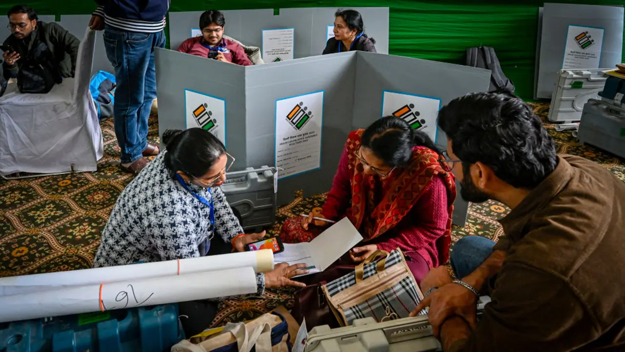 Delhi Assembly Elections 2025: Voting concludes; ECI reports 57.89% voter turnout 