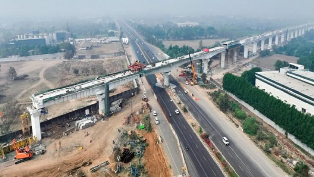 'Make in India' 100m steel bridge installed over four railway tracks for Mumbai Ahmedabad bullet train