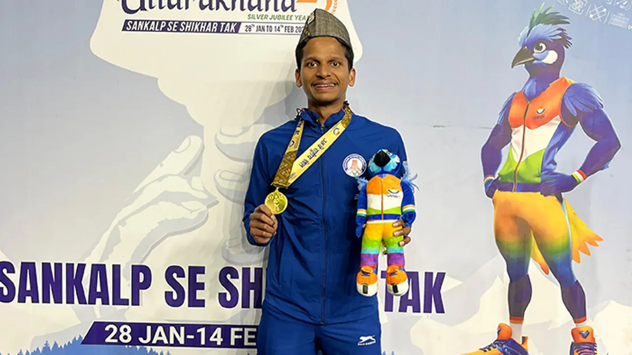 Sathish Kumar K. Shines with Double Gold; Anmol Kharb Bags Top Honour as Badminton at 38th National Games Sathish Kumar K. Shines with Double Gold; Anmol Kharb Bags Top Honour as Badminton at 38th National Games