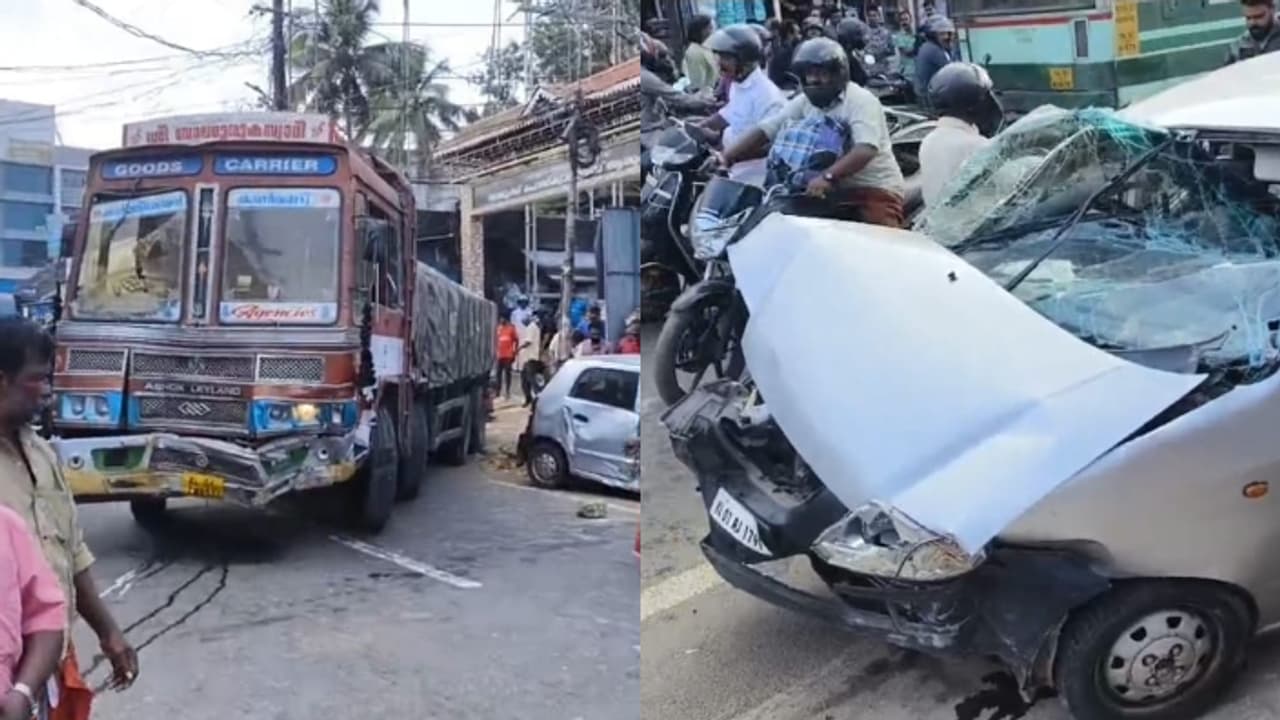 ഗൂഗിൾമാപ്പ് ചതിച്ചാശാനേ! വഴി മാറി ലോറി എത്തിയത് ആശുപത്രിയിൽ; വണ്ടി തിരിച്ചതും കാറില് ഇടിച്ച് അപകടം ഗൂഗിൾമാപ്പ് ചതിച്ചാശാനേ! വഴി മാറി ലോറി എത്തിയത് ആശുപത്രിയിൽ; വണ്ടി തിരിച്ചതും കാറില് ഇടിച്ച് അപകടം