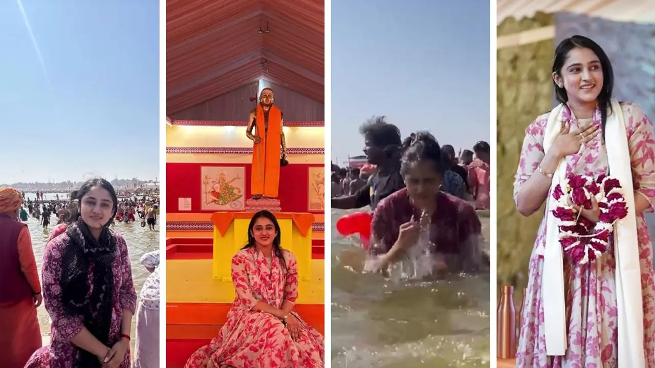 ಇದೊಂದು ಪದಗಳಿಗೆ ಮೀರಿದ ಅನುಭವ, ತ್ರಿವೇಣಿಯಲ್ಲಿ ಮಿಂದೆದ್ದ ಡಿಕೆಶಿ ಪುತ್ರಿ ಐಶ್ವರ್ಯ ಇದೊಂದು ಪದಗಳಿಗೆ ಮೀರಿದ ಅನುಭವ, ತ್ರಿವೇಣಿಯಲ್ಲಿ ಮಿಂದೆದ್ದ ಡಿಕೆಶಿ ಪುತ್ರಿ ಐಶ್ವರ್ಯ