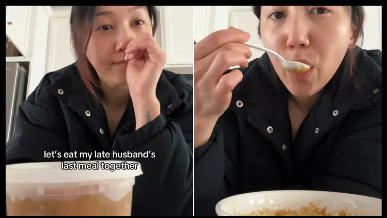 മരിക്കുന്നതിന് മുമ്പ് ഭര്ത്താവുണ്ടാക്കിയ കറി 2 വര്ഷത്തിന് ശേഷം കഴിച്ചു; യുവതി പങ്കുവെച്ച വീഡിയോ വൈറല് മരിക്കുന്നതിന് മുമ്പ് ഭര്ത്താവുണ്ടാക്കിയ കറി 2 വര്ഷത്തിന് ശേഷം കഴിച്ചു; യുവതി പങ്കുവെച്ച വീഡിയോ വൈറല്