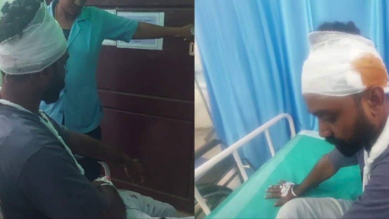 കൊല്ലത്ത് ബസ് ഡ്രൈവര്ക്കുനേരെ ആക്രമണം, വെട്ടി പരിക്കേൽപ്പിച്ചു കൊല്ലത്ത് ബസ് ഡ്രൈവര്ക്കുനേരെ ആക്രമണം, വെട്ടി പരിക്കേൽപ്പിച്ചു