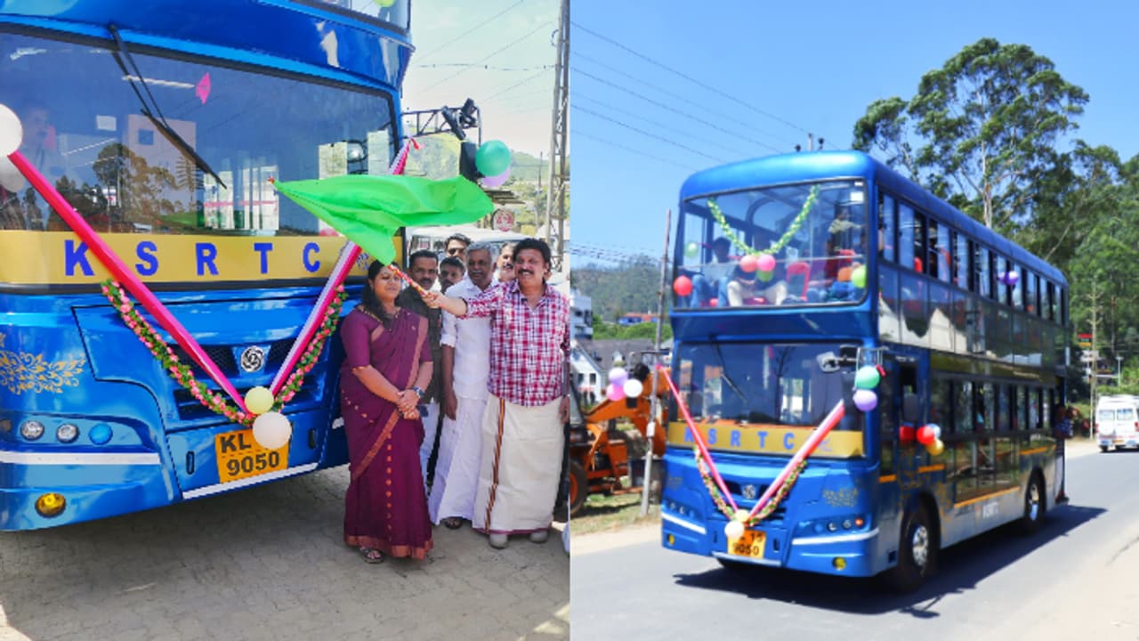 ആഹാ..ഡബിൾ ഡക്കര്‍!'ബജറ്റ് ഫ്രണ്ട്ലി റോയൽ വ്യൂ' ഒരു പകൽ 4 യാത്ര; 4 പുതിയ കെഎസ്ആർടിസി മൂന്നാറിലേക്കെന്ന് മന്ത്രി