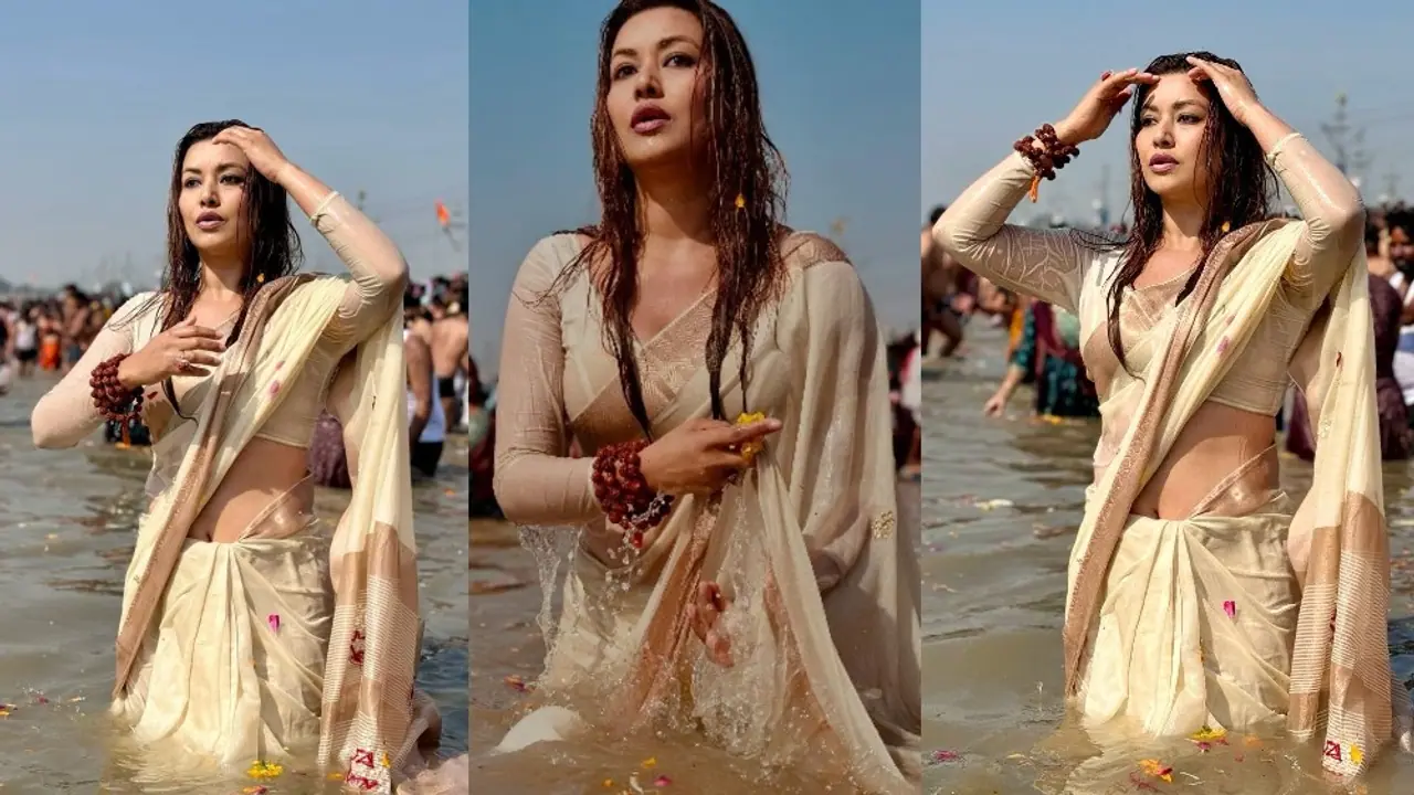 ಕುಂಭ ಮೇಳದಲ್ಲಿ ಮುಳುಗೆದ್ದ ಮಿಸ್‌ ನೇಪಾಲಿ ಬ್ಯೂಟಿ; ಯಾಕಮ್ಮಾ ಇಷ್ಟು ಹಾಟ್‌ ಎಂದ ಜನ!