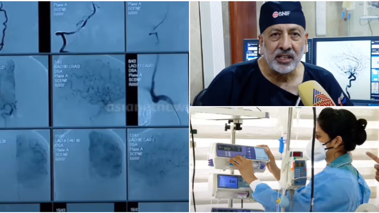 പക്ഷാഘാതം വന്ന് ഗുരുതരാവസ്ഥയിലായ തൃശൂർ സ്വദേശിക്ക് സങ്കീർണ ശസ്ത്രക്രിയ; രക്തയോട്ടം പുനഃസ്ഥാപിച്ച് പുതുജീവൻ