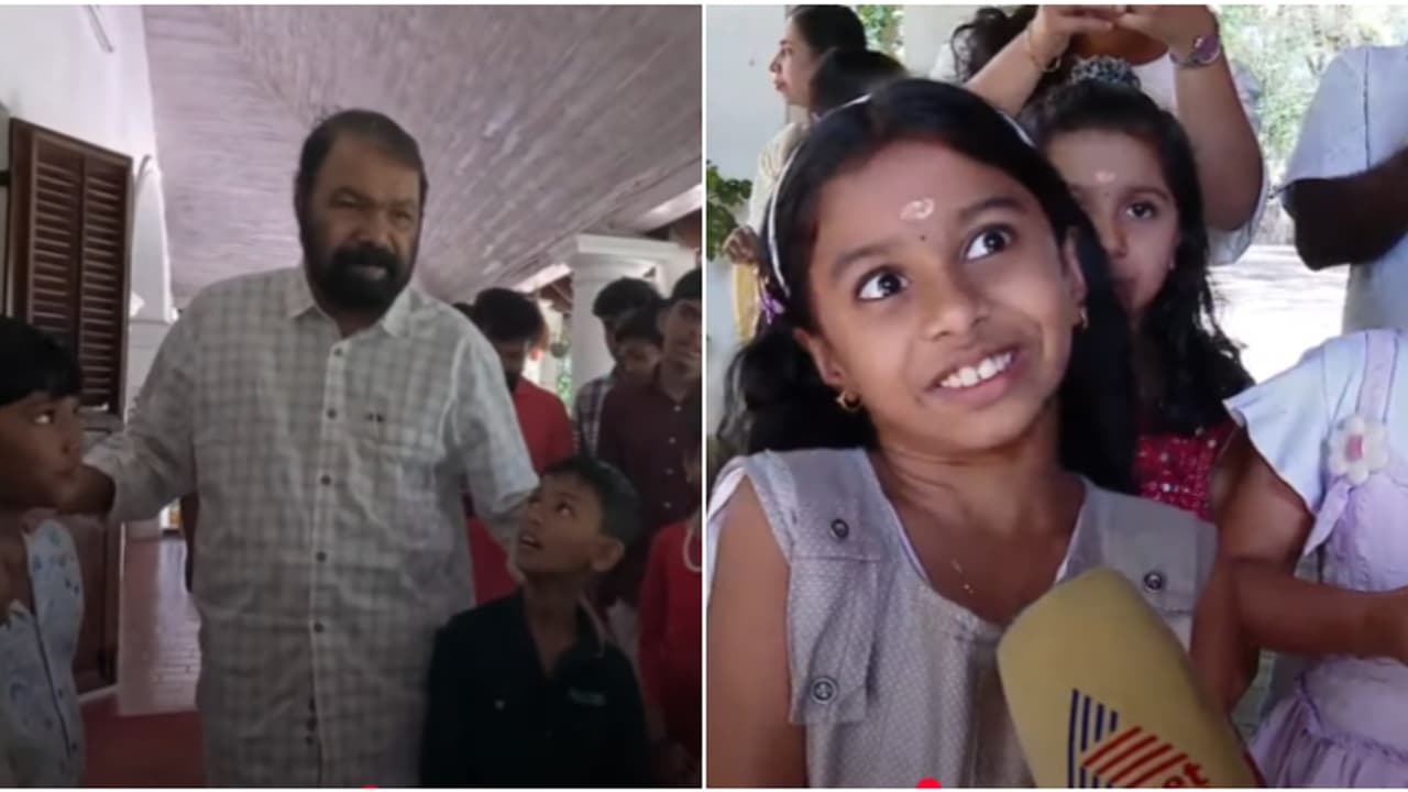 കോഴിക്കോടന് ഹല്വയുമായി തൊട്ടിൽപ്പാലത്ത് നിന്ന് മന്ത്രിയപ്പൂപ്പനെ കാണാനെത്തി; കുരുന്നുകളും മന്ത്രിയും ഹാപ്പി കോഴിക്കോടന് ഹല്വയുമായി തൊട്ടിൽപ്പാലത്ത് നിന്ന് മന്ത്രിയപ്പൂപ്പനെ കാണാനെത്തി; കുരുന്നുകളും മന്ത്രിയും ഹാപ്പി