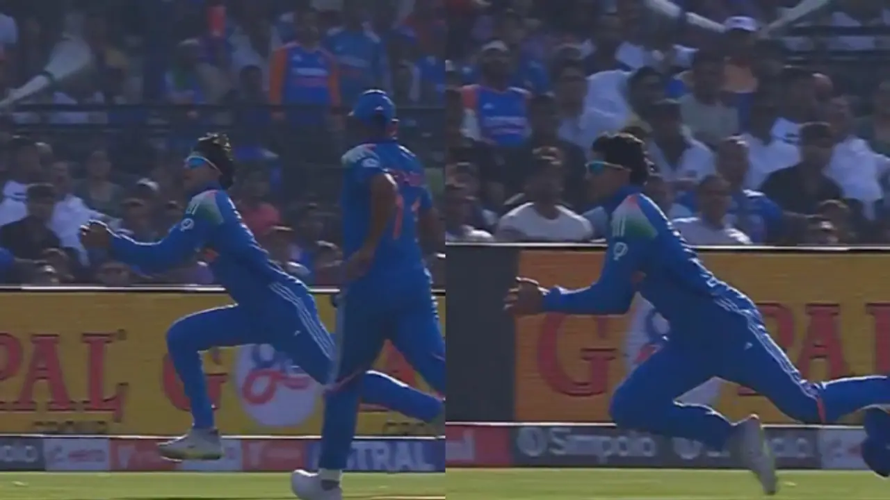 IND vs ENG, 2nd ODI: Shubman Gill takes stunning catch to dismiss Harry Brook in Cuttack (WATCH) IND vs ENG, 2nd ODI: Shubman Gill takes stunning catch to dismiss Harry Brook in Cuttack (WATCH)