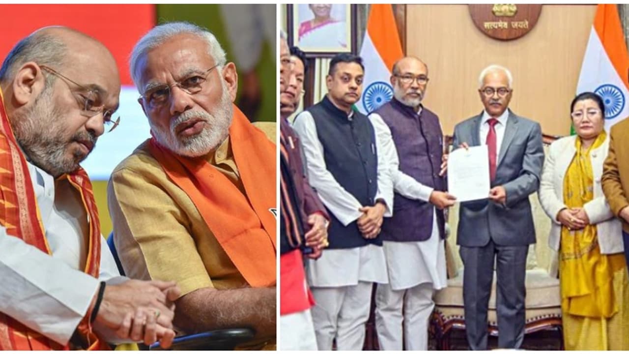 തിരക്കിട്ട നീക്കങ്ങളുമായി ബിജെപി, മണിപ്പൂരിൽ പുതിയ മുഖ്യമന്ത്രി ഉടൻ, സ്പീക്കറും 2 മന്ത്രിമാരും പരിഗണനയിൽ തിരക്കിട്ട നീക്കങ്ങളുമായി ബിജെപി, മണിപ്പൂരിൽ പുതിയ മുഖ്യമന്ത്രി ഉടൻ, സ്പീക്കറും 2 മന്ത്രിമാരും പരിഗണനയിൽ