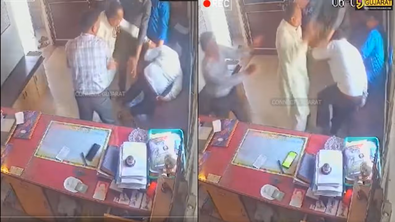 ಸಹ ಶಿಕ್ಷಕನಿಗೆ 18 ಬಾರಿ ಹೊಡೆದ ಪ್ರಿನ್ಸಿಪಲ್; ವಿಡಿಯೋ ವೈರಲ್ ಬೆನ್ನಲ್ಲೇ ಶಿಕ್ಷಣ ಇಲಾಖೆಯಿಂದ ತನಿಖೆ