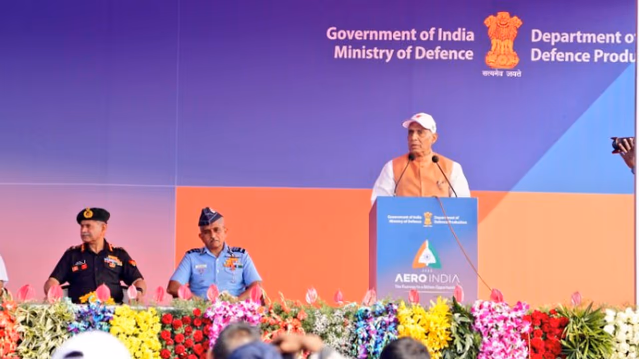 Rajnath Singh inaugurates Aero India 2025, calls it "Mahakumbh" focusing on India's external power (WATCH)