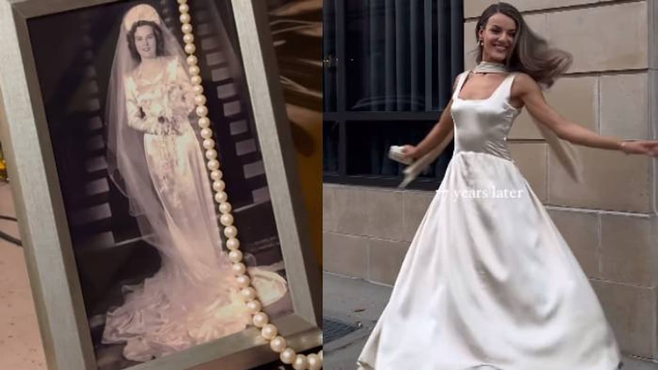 നശിപ്പിച്ചുവെന്ന് സോഷ്യല് മീഡിയ, മുത്തശ്ശിയുടെ വിവാഹവസ്ത്രത്തിന് പുത്തന്രൂപം നല്കി, യുവതിക്ക് വന്വിമര്ശനം നശിപ്പിച്ചുവെന്ന് സോഷ്യല് മീഡിയ, മുത്തശ്ശിയുടെ വിവാഹവസ്ത്രത്തിന് പുത്തന്രൂപം നല്കി, യുവതിക്ക് വന്വിമര്ശനം