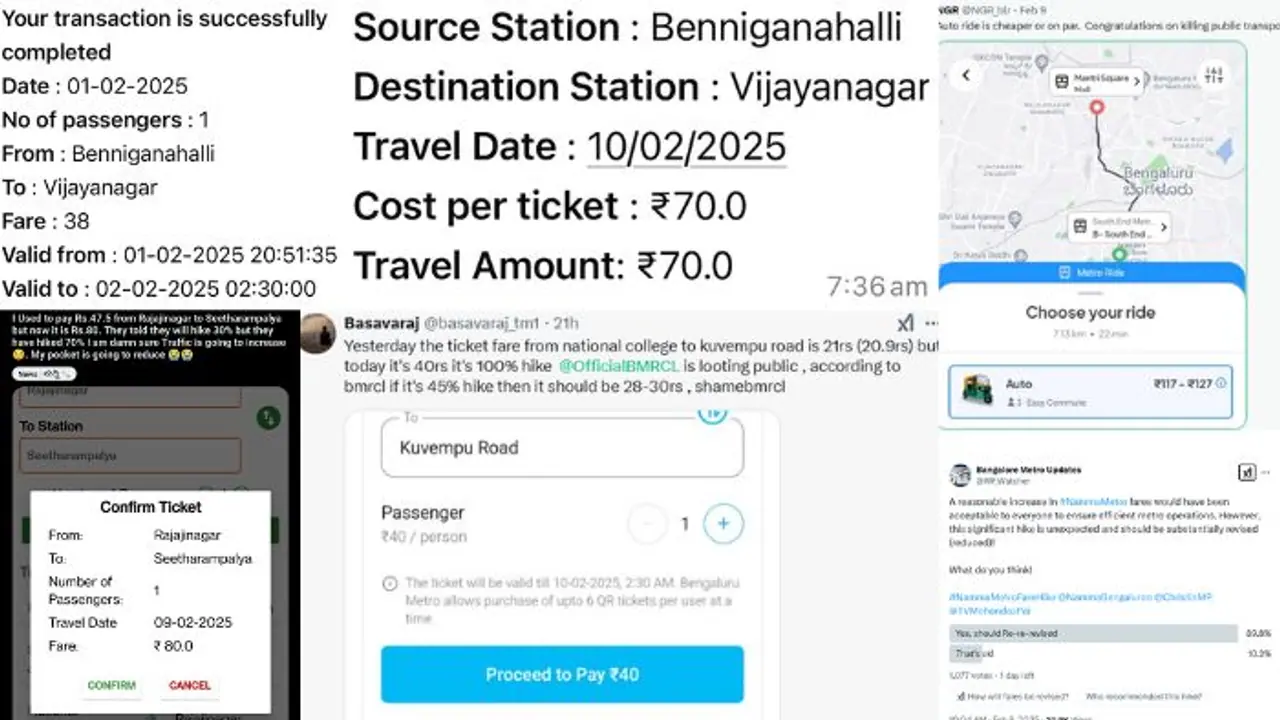 'Boycott Bengaluru metro': Furious commuters protest fare hike, say 'auto rikshaws are cheaper!'