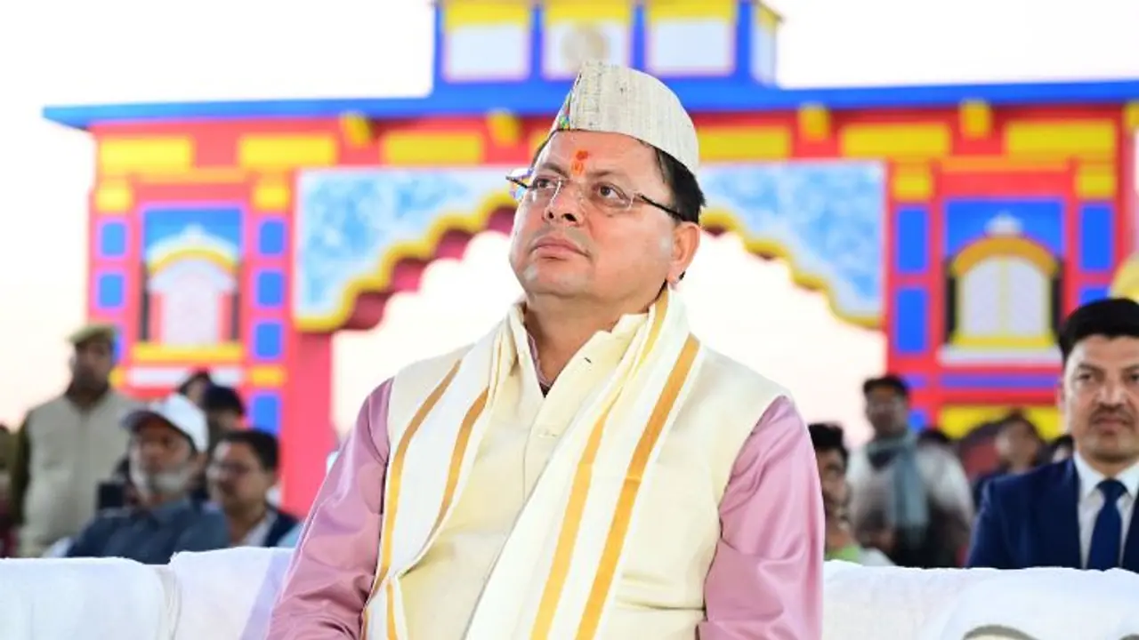 CM Dhami pledges a historic Kumbh 2027 in Haridwar, after seeking seers' blessings CM Dhami pledges a historic Kumbh 2027 in Haridwar, after seeking seers' blessings