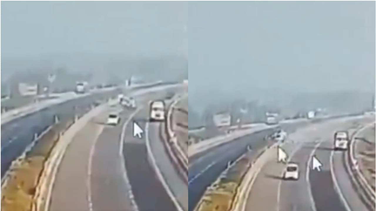 ഫുട്ബോള് ഉരുളും പോലെ! നടുറോട്ടില് സ്കോര്പിയോ 6 തവണ തലകീഴായി മറിഞ്ഞു; അത്ഭുതകരമായി രക്ഷപ്പെട്ട് യാത്രികര് ഫുട്ബോള് ഉരുളും പോലെ! നടുറോട്ടില് സ്കോര്പിയോ 6 തവണ തലകീഴായി മറിഞ്ഞു; അത്ഭുതകരമായി രക്ഷപ്പെട്ട് യാത്രികര്