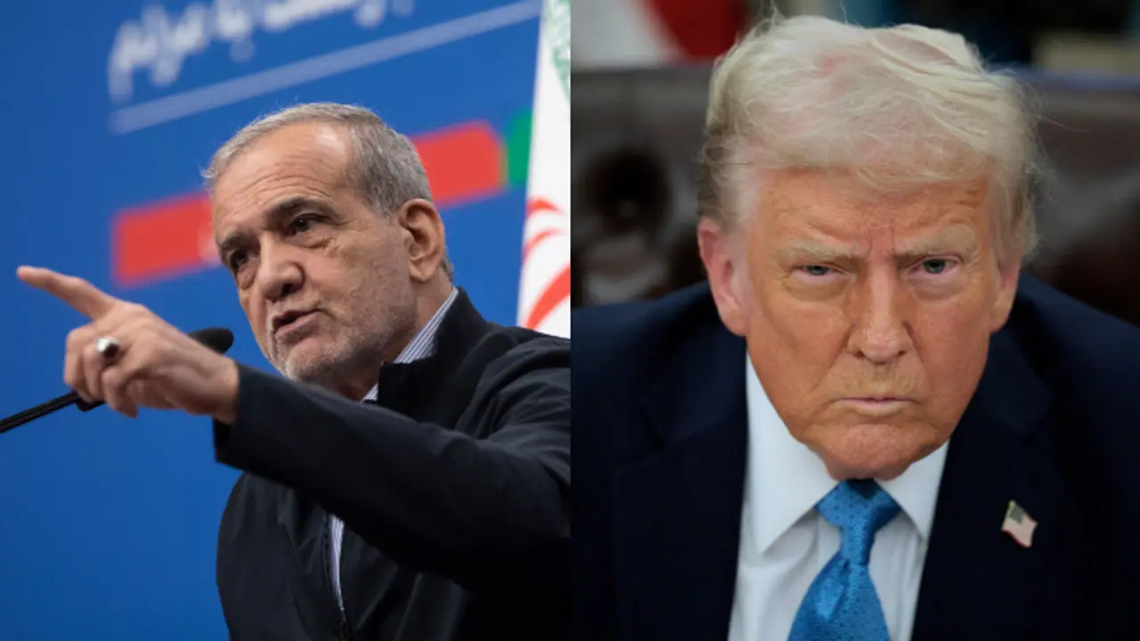 Iran President Masoud Pezeshkian accuses Trump of trying to bring country 'to its knees'
