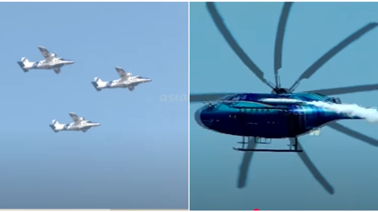 ചീറിപ്പാഞ്ഞ് സുഖോയും തേജസ്സും സൂര്യകിരണും; ഏഷ്യയിലെ ഏറ്റവും വലിയ വ്യോമാഭ്യാസത്തിന് ബെംഗളൂരുവിൽ തുടക്കം ചീറിപ്പാഞ്ഞ് സുഖോയും തേജസ്സും സൂര്യകിരണും; ഏഷ്യയിലെ ഏറ്റവും വലിയ വ്യോമാഭ്യാസത്തിന് ബെംഗളൂരുവിൽ തുടക്കം