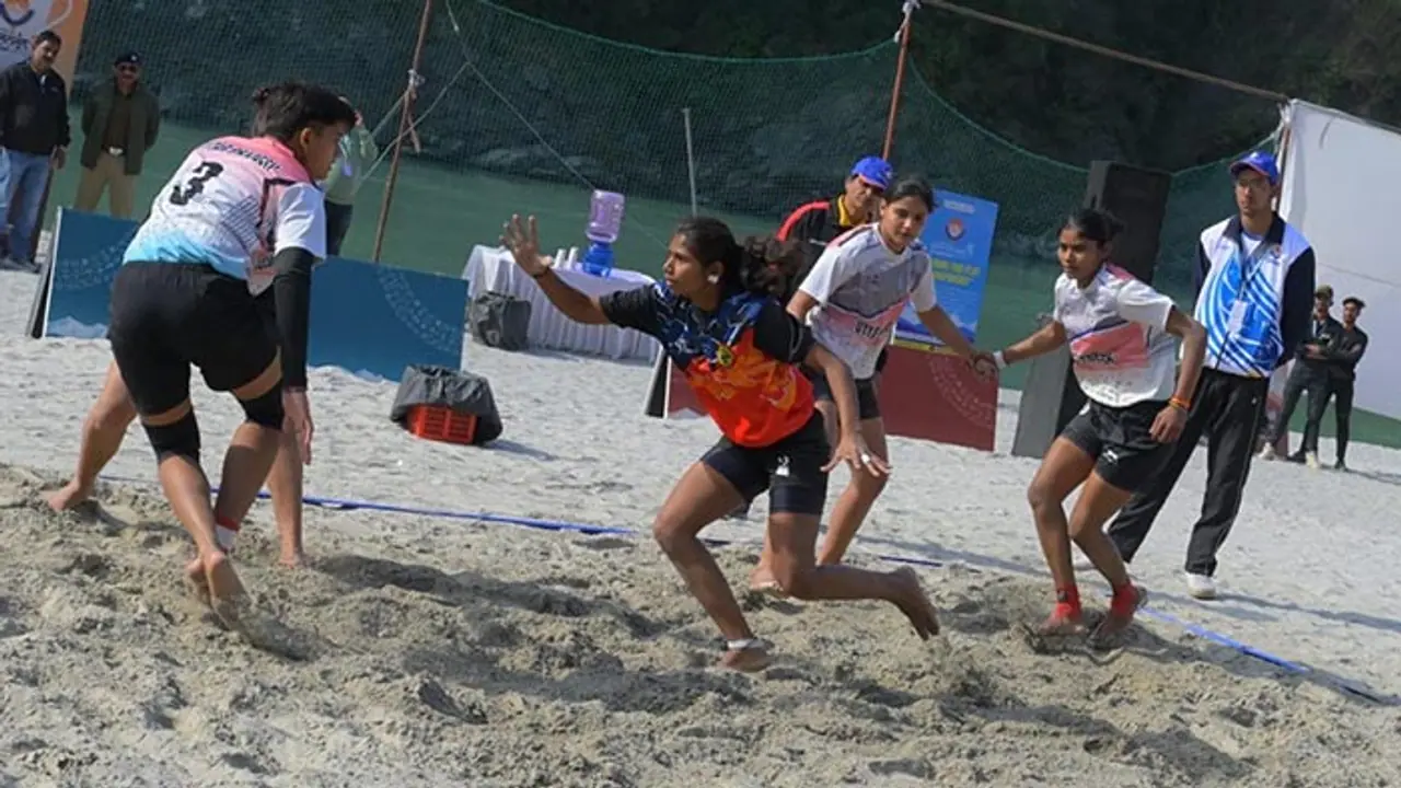 Uttarakhand Teams Secure Quarter Final Spot in Beach Kabaddi at 38th National Games Uttarakhand Teams Secure Quarter Final Spot in Beach Kabaddi at 38th National Games