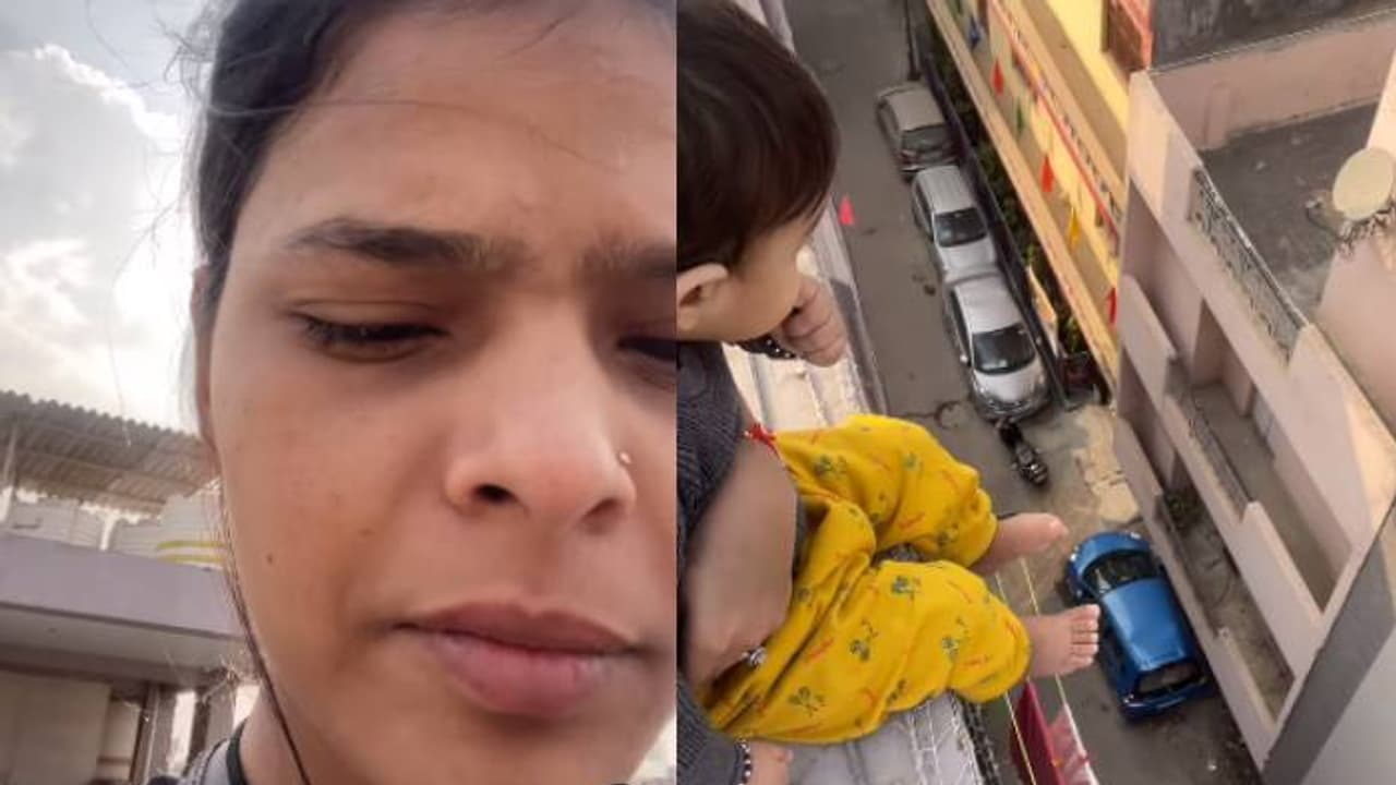 എന്തിനിത് ചെയ്യുന്നു? പിഞ്ചുകുഞ്ഞുമായി ടെറസില് അമ്മയുടെ അപകടകരമായ റീല്; വീഡിയോയ്ക്ക് രൂക്ഷവിമർശനം എന്തിനിത് ചെയ്യുന്നു? പിഞ്ചുകുഞ്ഞുമായി ടെറസില് അമ്മയുടെ അപകടകരമായ റീല്; വീഡിയോയ്ക്ക് രൂക്ഷവിമർശനം