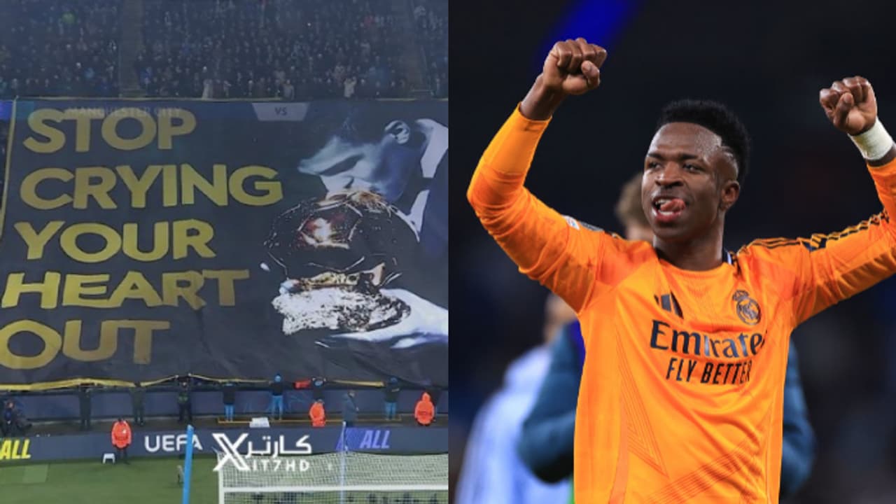 Champions League: Real Madrid troll Man City fans for Rodri Ballon d'Or poster mocking Vinicius Jr after win