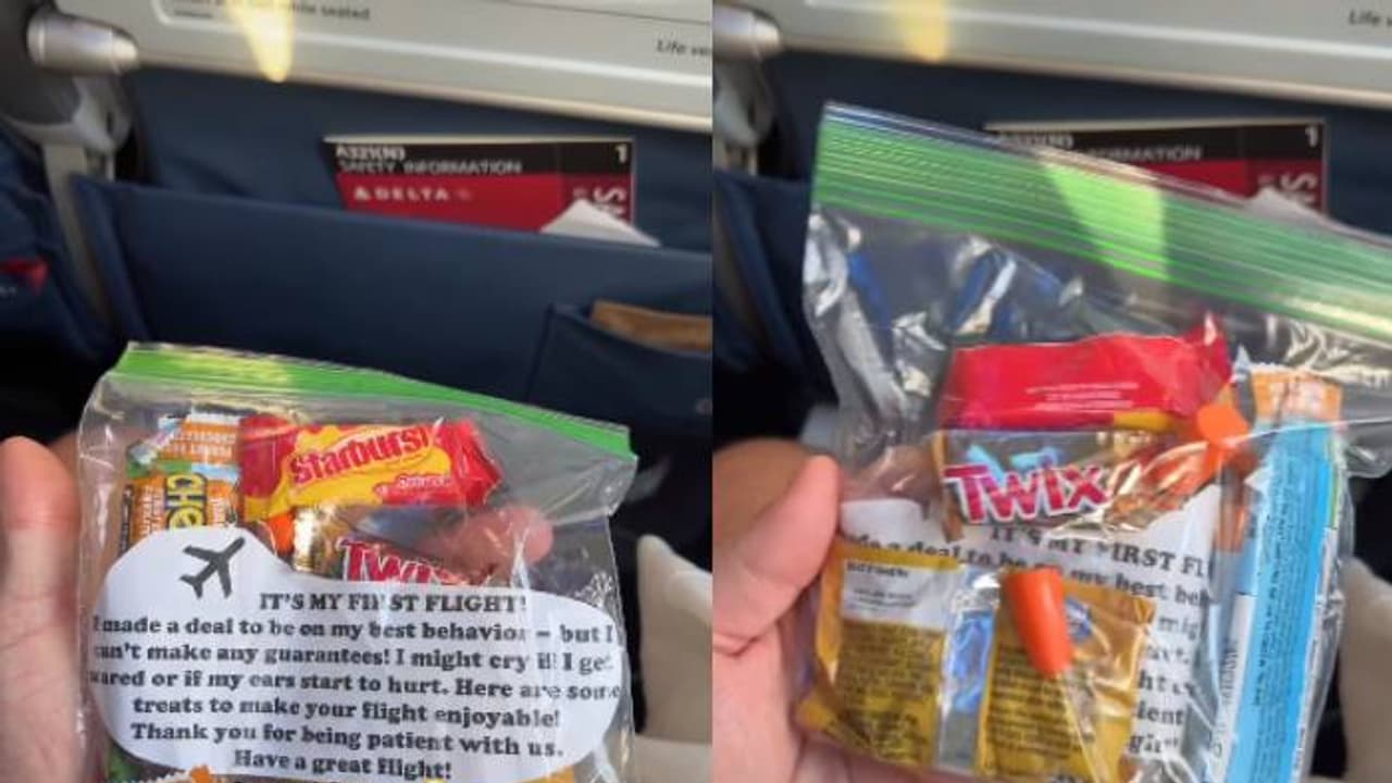 'ഇതെന്റെ ആദ്യത്തെ വിമാനയാത്ര, ചിലപ്പോൾ കരഞ്ഞേക്കും'; പിഞ്ചുകുഞ്ഞുമായി കയറിയ അമ്മ എഴുതിയ കുറിപ്പ് കണ്ടോ?