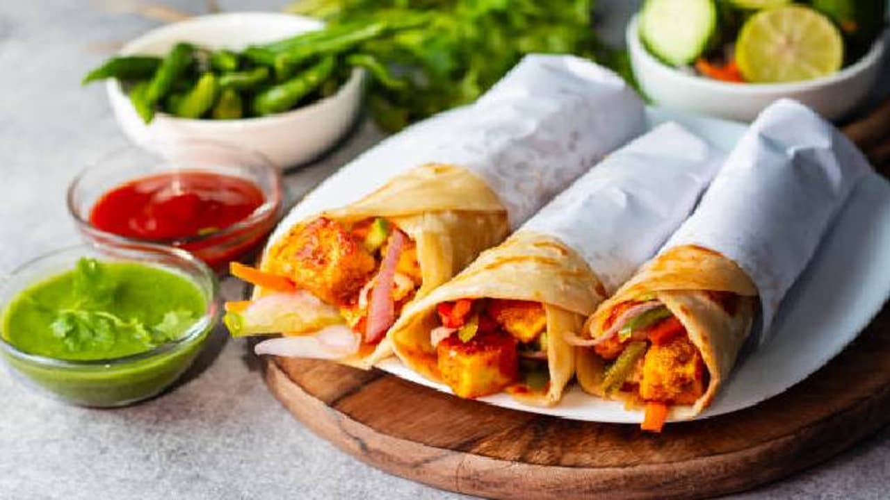 Paneer Kathi Rolls