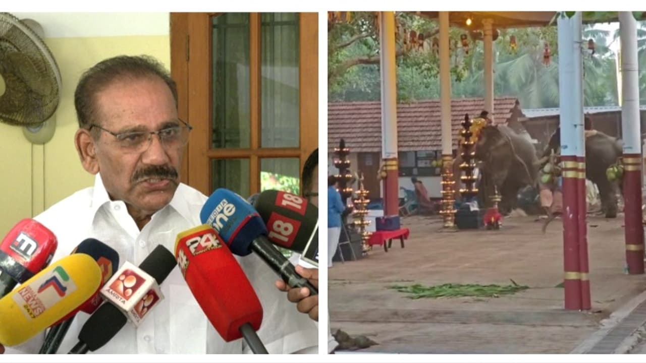 മണക്കുളങ്ങര ഉത്സവത്തിനിടെ ആനയിടഞ്ഞ് 3 മരണം; അടിയന്തര റിപ്പോർട്ട് ആവശ്യപ്പെട്ട് വനംമന്ത്രി 