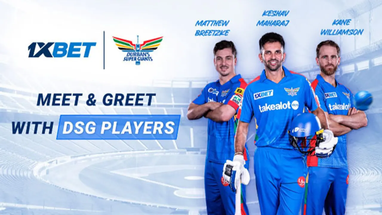 Live Meet & Greet with Keshav Maharaj, Matthew Breetzke, and Kane Williamson from Durban’s Super Giants
