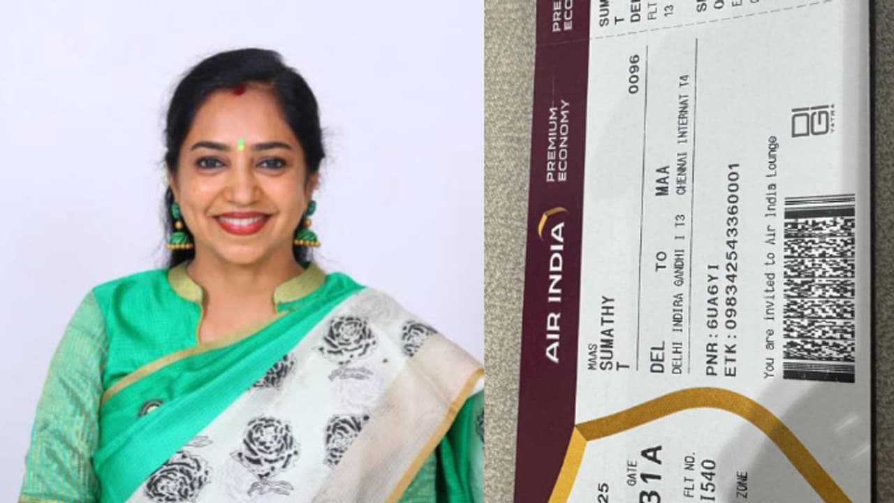 ബിസിനസ് ക്ലാസ് സീറ്റ് മാറ്റി ഇക്കോണമി ക്ലാസാക്കി, വിമാനത്തിനുള്ളിൽ രോക്ഷാകുലയായി ഡിഎംകെ എംപി, വിമർശനം ബിസിനസ് ക്ലാസ് സീറ്റ് മാറ്റി ഇക്കോണമി ക്ലാസാക്കി, വിമാനത്തിനുള്ളിൽ രോക്ഷാകുലയായി ഡിഎംകെ എംപി, വിമർശനം