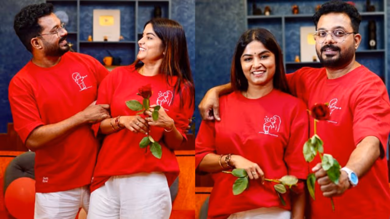 വീട്ടിൽ നടനെന്ന ഭാവമില്ല, വീട്ടുജോലികൾ ചെയ്യാനിഷ്ടം; ജിഷിനെക്കുറിച്ച് അമേയ