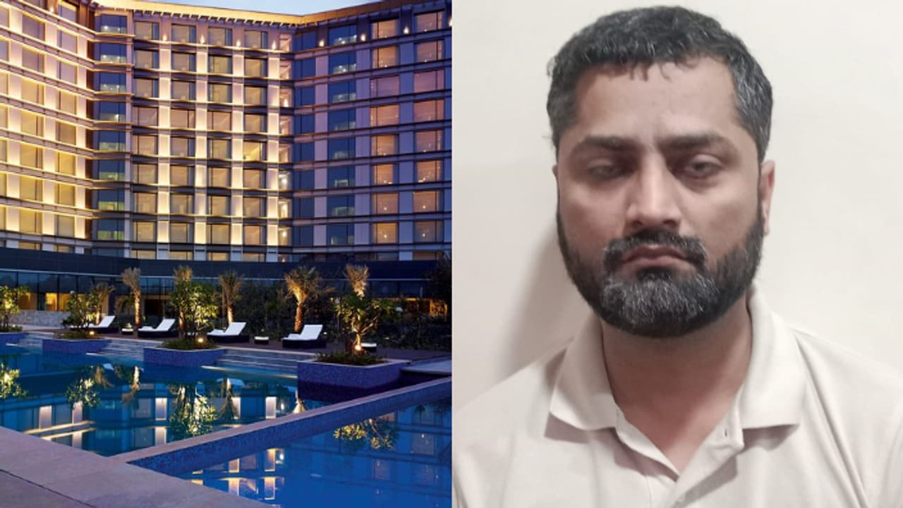 ഇൻഫോപാർക്കിനടുത്തെ ഫൈവ് സ്റ്റാർ ഹോട്ടലിൽ താമസം, കഴിച്ച മദ്യമടക്കം ബില്ല് 3 ലക്ഷം; വ്യാജ യുഎൻ പ്രതിനിധി പിടിയിൽ ഇൻഫോപാർക്കിനടുത്തെ ഫൈവ് സ്റ്റാർ ഹോട്ടലിൽ താമസം, കഴിച്ച മദ്യമടക്കം ബില്ല് 3 ലക്ഷം; വ്യാജ യുഎൻ പ്രതിനിധി പിടിയിൽ