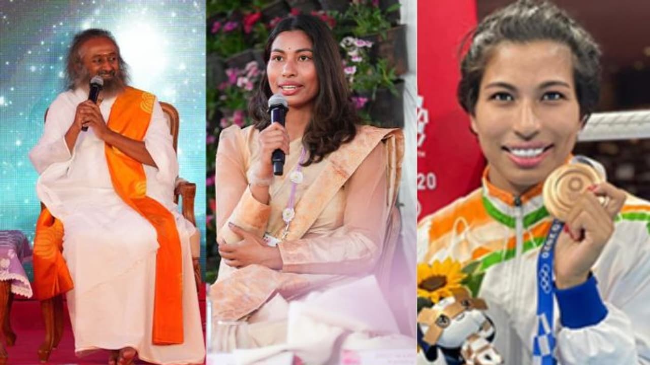 ಒಲಿಂಪಿಕ್ಸ್ ಸೋಲಿನಿಂದ ಕಂಗೆಟ್ಟ ಲವ್ಲಿನಾ; ಗೆಲುವಿಗೊಂದು ಅರ್ಥ ತಿಳಿಸಿಕೊಟ್ಟ ರವಿಶಂಕರ ಗುರೂಜಿ ಭೇಟಿ ಒಲಿಂಪಿಕ್ಸ್ ಸೋಲಿನಿಂದ ಕಂಗೆಟ್ಟ ಲವ್ಲಿನಾ; ಗೆಲುವಿಗೊಂದು ಅರ್ಥ ತಿಳಿಸಿಕೊಟ್ಟ ರವಿಶಂಕರ ಗುರೂಜಿ ಭೇಟಿ