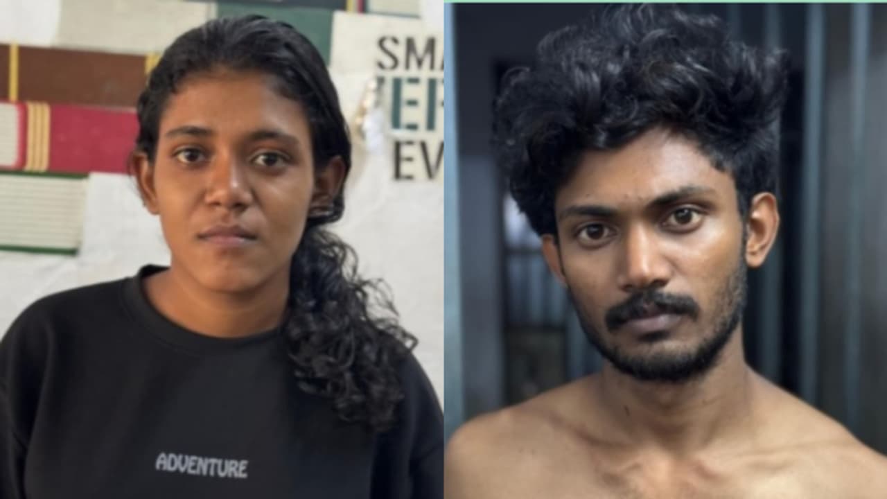 'സാധനം വിൽക്കാൻ യുവതിയും യുവാവും സ്കൂട്ടറിൽ എത്തുന്നു'; പൊലീസ് തടഞ്ഞു, 1.3 കിലോ കഞ്ചാവുമായി 2 പേർ അറസ്റ്റിൽ 'സാധനം വിൽക്കാൻ യുവതിയും യുവാവും സ്കൂട്ടറിൽ എത്തുന്നു'; പൊലീസ് തടഞ്ഞു, 1.3 കിലോ കഞ്ചാവുമായി 2 പേർ അറസ്റ്റിൽ