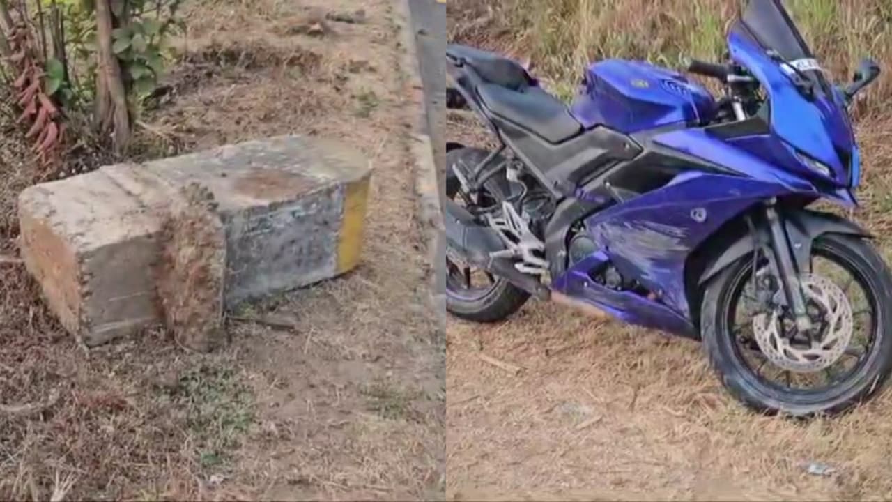 മൈൽകുറ്റിയിലിടിച്ച് ബൈക്ക് നിയന്ത്രണം വിട്ട് ഡിവൈഡറിലേക്ക് ഇടിച്ചു കയറി; സഹോദരങ്ങള്ക്ക് ദാരുണാന്ത്യം മൈൽകുറ്റിയിലിടിച്ച് ബൈക്ക് നിയന്ത്രണം വിട്ട് ഡിവൈഡറിലേക്ക് ഇടിച്ചു കയറി; സഹോദരങ്ങള്ക്ക് ദാരുണാന്ത്യം