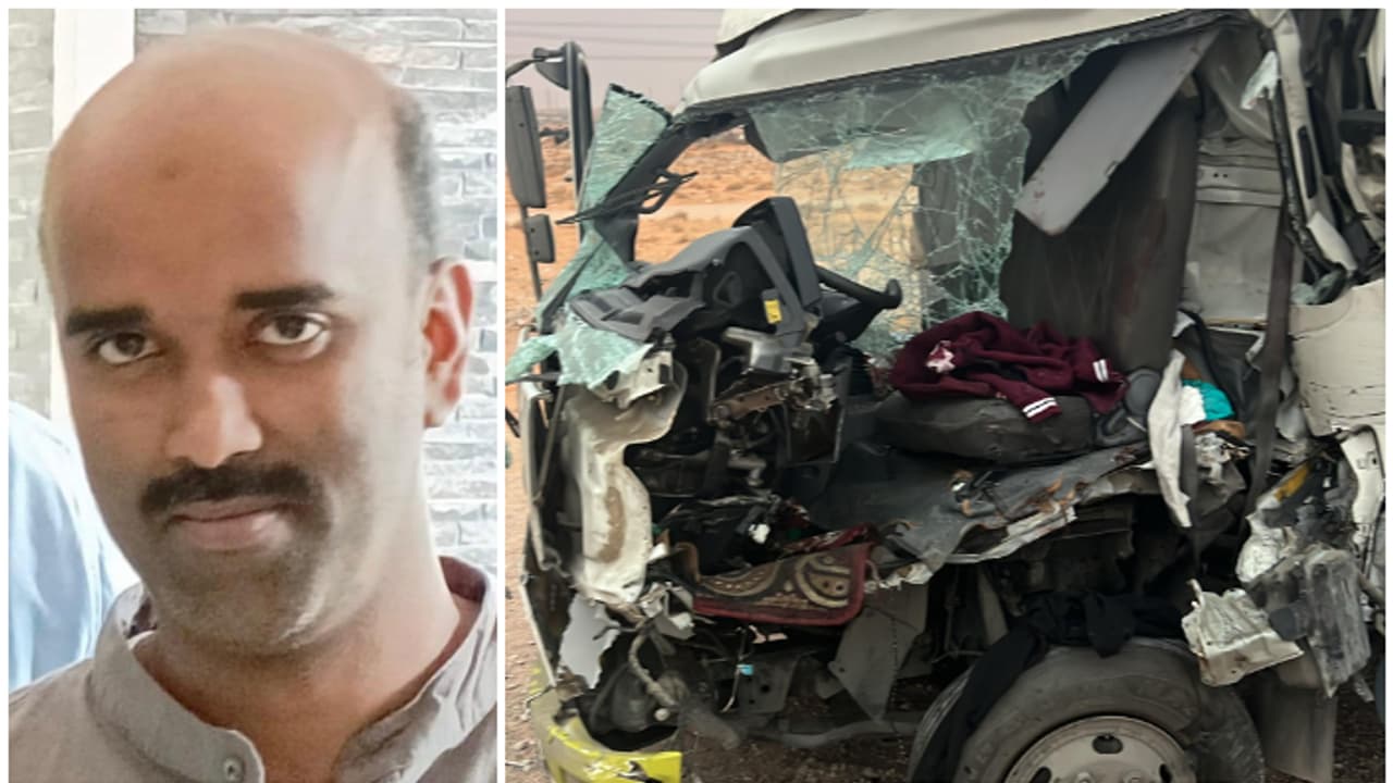 സൗദിയിൽ മിനിട്രക്ക് ട്രെയിലറിന് പിന്നിലിടിച്ച് മലയാളി യുവാവ് മരിച്ചു സൗദിയിൽ മിനിട്രക്ക് ട്രെയിലറിന് പിന്നിലിടിച്ച് മലയാളി യുവാവ് മരിച്ചു