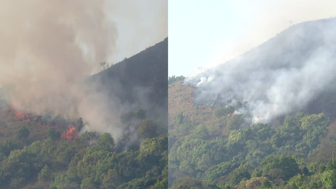 മാനന്തവാടിക്കടുത്ത് കമ്പമല വനമേഖലയിൽ വൻ തീപിടിത്തം: തീയണക്കാൻ തീവ്ര ശ്രമം മാനന്തവാടിക്കടുത്ത് കമ്പമല വനമേഖലയിൽ വൻ തീപിടിത്തം: തീയണക്കാൻ തീവ്ര ശ്രമം
