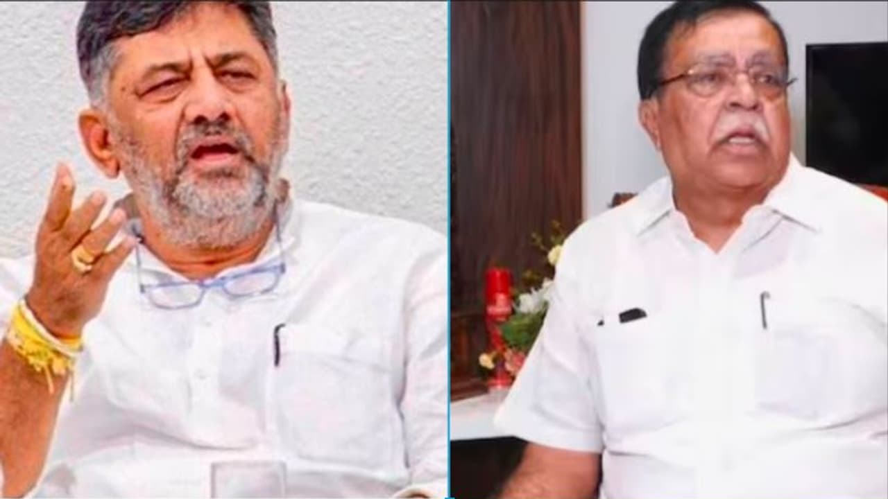 ಎಚ್ಚರಿಕೆ ಗಿಚ್ಚರಿಕೆ ಎಲ್ಲ ನಡೆಯಲ್ಲ, ಡಿಸಿಎಂ ಸ್ಥಾನಕ್ಕೆ ಕಿರೀಟ ಇಲ್ಲ: ಡಿಕೆಶಿಗೆ ಸಚಿವ ರಾಜಣ್ಣ ತಿರುಗೇಟು ಎಚ್ಚರಿಕೆ ಗಿಚ್ಚರಿಕೆ ಎಲ್ಲ ನಡೆಯಲ್ಲ, ಡಿಸಿಎಂ ಸ್ಥಾನಕ್ಕೆ ಕಿರೀಟ ಇಲ್ಲ: ಡಿಕೆಶಿಗೆ ಸಚಿವ ರಾಜಣ್ಣ ತಿರುಗೇಟು