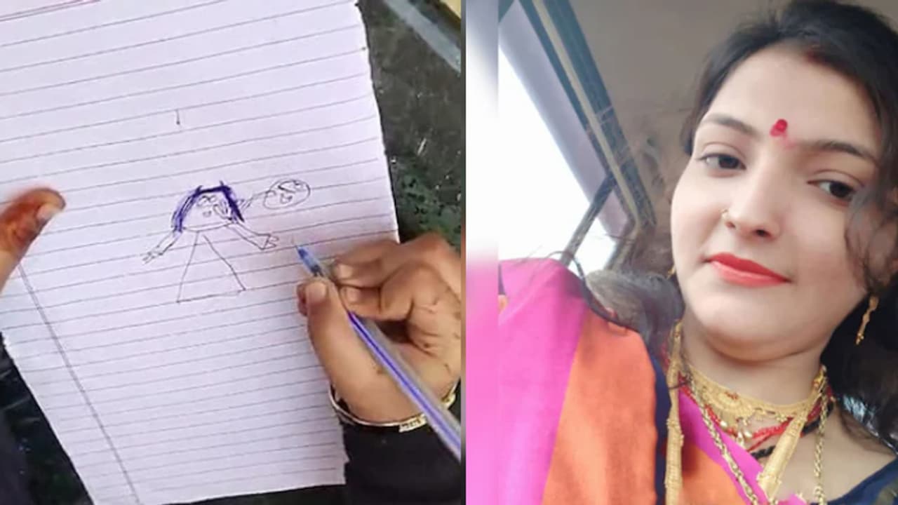 'പപ്പ മമ്മിയെ കൊന്നു, കെട്ടിത്തൂക്കി'; 4 വയസുകാരി വരച്ച ചിത്രത്തിൽ ദുരൂഹത, യുവതിയുടെ മരണത്തിൽ അന്വേഷണം 'പപ്പ മമ്മിയെ കൊന്നു, കെട്ടിത്തൂക്കി'; 4 വയസുകാരി വരച്ച ചിത്രത്തിൽ ദുരൂഹത, യുവതിയുടെ മരണത്തിൽ അന്വേഷണം